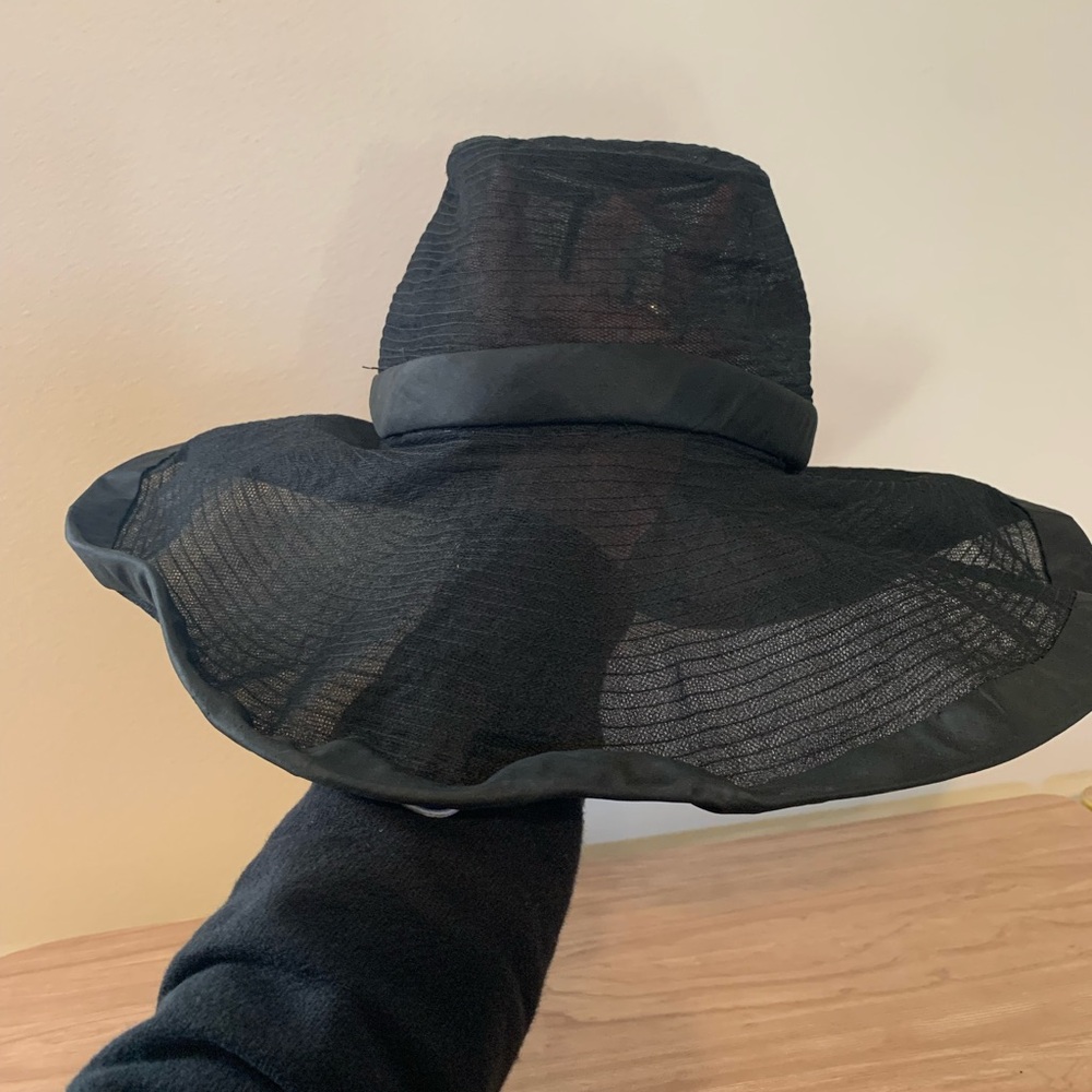 Black vintage Sun hat